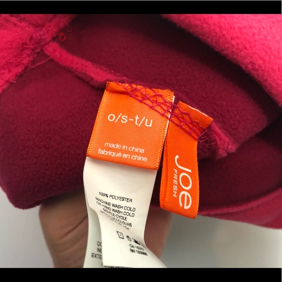 Joe Fresh Bright Pink Women’s Beanie Toque - Picture 2 of 2